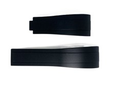 NEW 20MM BLACK RUBBER STRAP FOR ROLEX SUBMARINER / GMT / DAYTONA WATCH