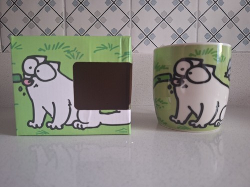Simon cat porcelain mug - simon's,
