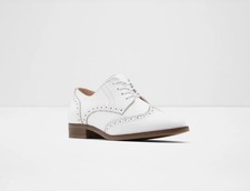 Aldo Women’s White Leather Brogues – Never Worn Size UK6
