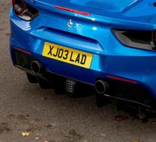 Joe Lad Private Reg Plate