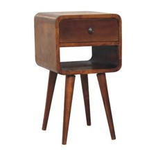 Bedside Table Solid Wood Mini