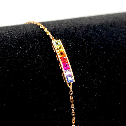 18k gold sapphire - gold,