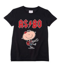 ASBO KIDS UNISEX T-SHIRT - ACDC Angus Young Rocker Guitar Childrens AC/DC