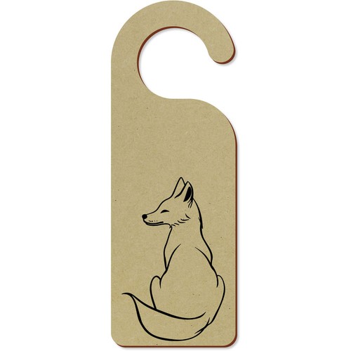 Resting fox door hanger - 'resting,