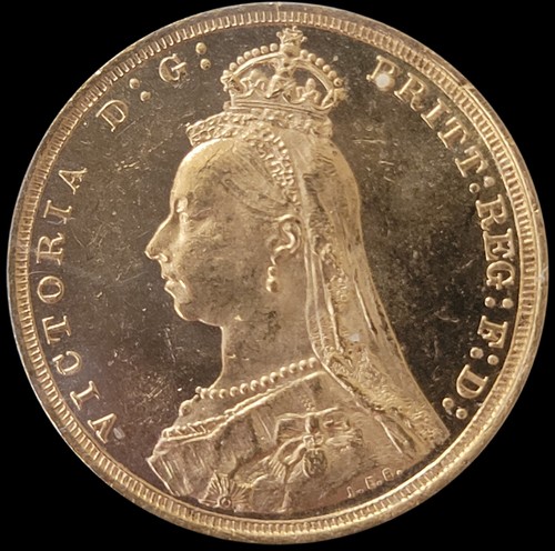 1890 australia gold proof - australia,