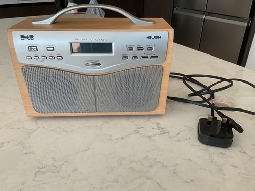 Wood bush radio dab - wood, dab/fm