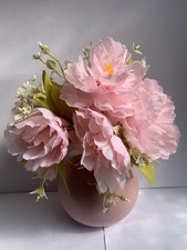 artificial flowers in pink