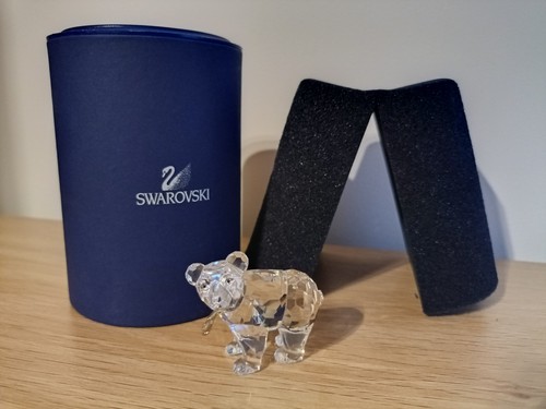 Swarovski grizzly bear - bear, cub