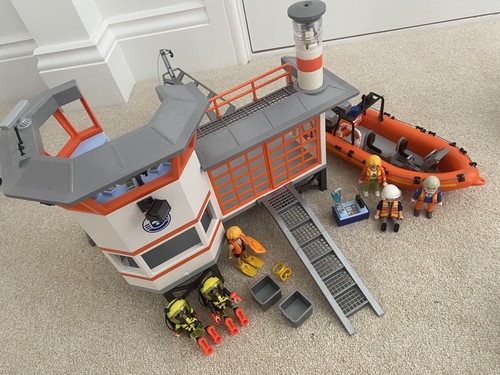 Playmobil harbour coast - harbour, guard