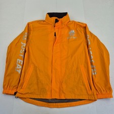 JUST EAT Jacket Large Orange