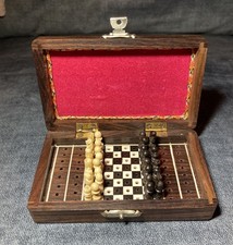 Vintage Wood Victorian Chess
