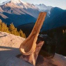 Unused Pipe Stand / Rest Hand Carved Treen Vintage Smoking  Collectable Wooden.