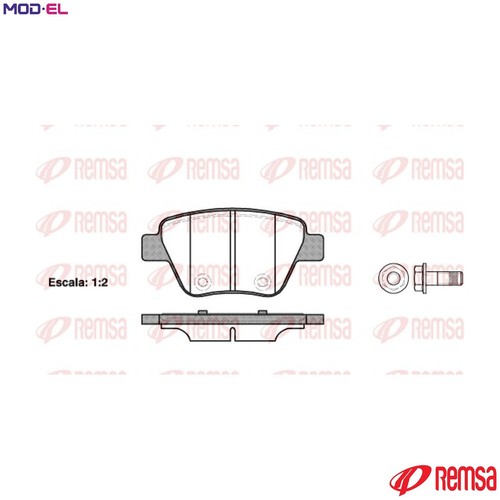 Brake pad set disc - brake,