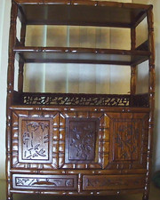 Antique Rosewood Asian Cabinet