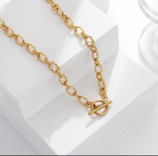 Gold Plated Chunky Necklace