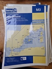 Imray Charts M3 M8 M9 M10 M20 M21 M23 M234 Mediterranean Sea Chart