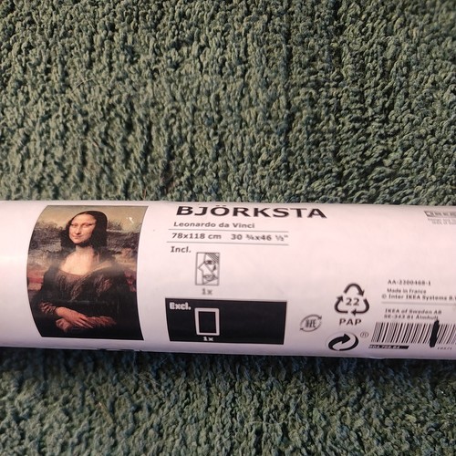 Ikea bjorksta mona lisa - lisa, wall