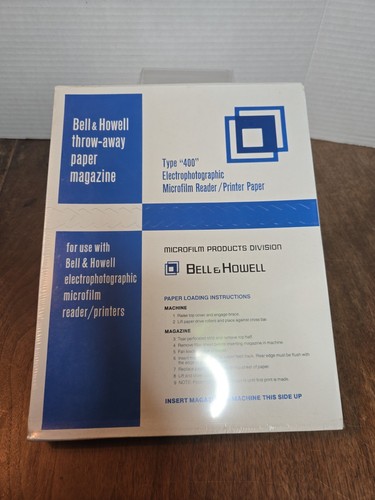 Bell howell type 400 - &howell, "400"