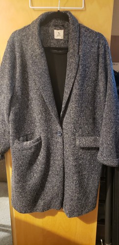 Women dark grey coat - grey,