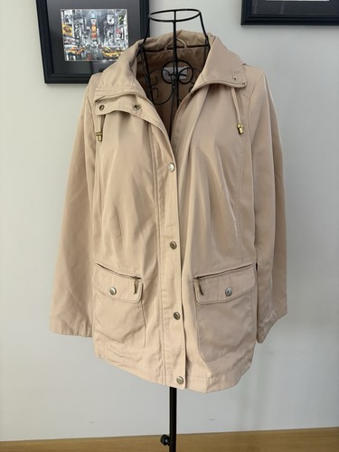 Women beige jacket - m&s,
