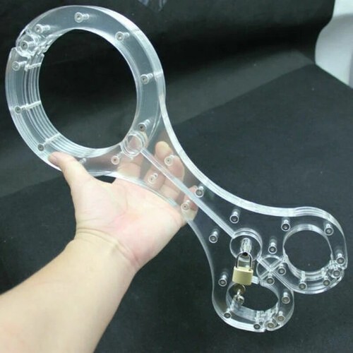 Heavy handcuffs neck collar - handcuffs,