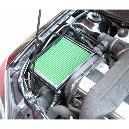 Green cotton air filter fit - green,