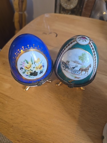 Pair decorative porcelain - pair,