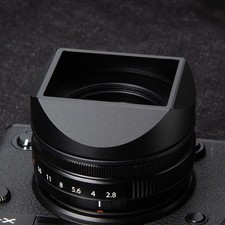 Square Metal Lens Hood With