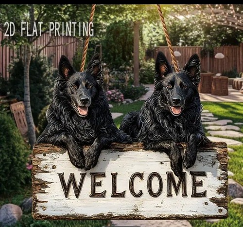 Large black german shepherds - large,