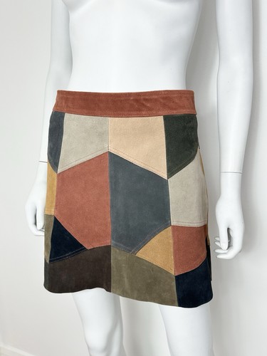 Zara sueded leather patchwork - sueded,