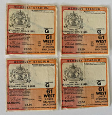1981 cup final tickets - x, 4