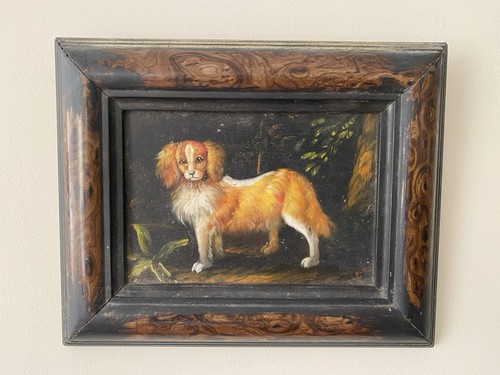 Small antique signed oil - small,