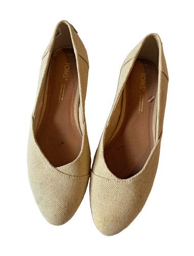 Toms gold beige - beige, canvas