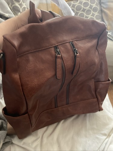 Brown rucksack bag - rucksack, x