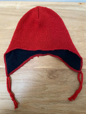 Satila of Sweeden Red Knitted Red Winter Womens Beanie Hat