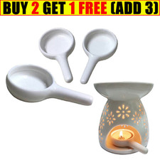 3xCeramic Candle Holder Wax