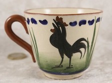 Devon ware Isles of Scilly cockerel chicken tea cup 2.5 inches tall retro