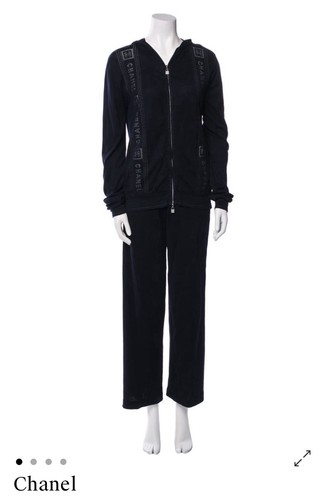 Chanel track suit dark - chanel, blue