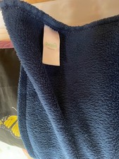 Dunelm Soft Fleece Navy Blue