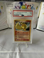 Pokemon Flareon TCG Holo Gold Star EX Power Keepers PSA 7 100/108 2007