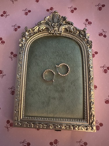 Rose gold kate spade hoops - rose,