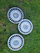 x1 Genuine Used VW Transporter T4 Caravelle Wheel Trim Hubcap 15 Inch 