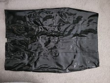 PVC Pencil Skirt Sz 6 Goth