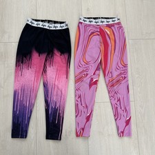 2 x Hype - Girls Leggings Size