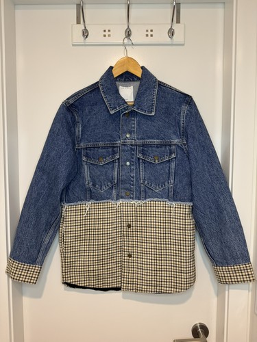 Sandro paris denim plaid - denim, &