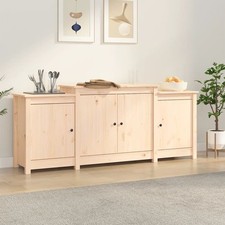 Solid Wood Pine Sideboard Side