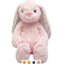 DOG TOY - LARGE 16" / 40cm - Cream BUNNY RABBIT - Squeaky Stuffed plush - New