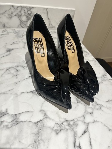 Sergio rossi black - rossi, ruffle