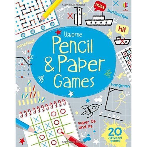 Various pencil paper - :, games