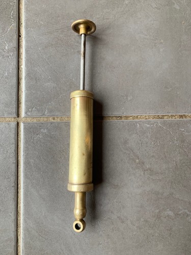 Vintage brass motorcycle - vintage,